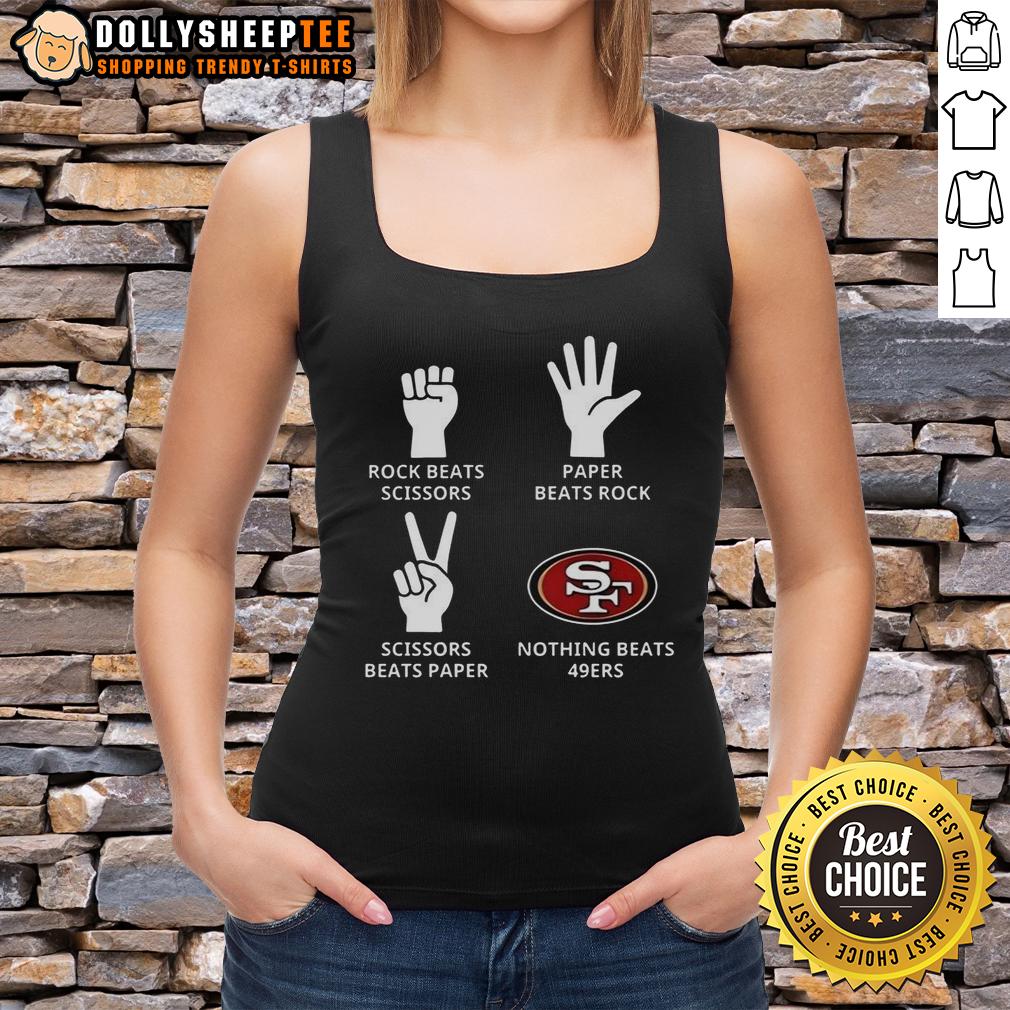Hot Nothing Beats San Francisco 49ers Football Logo T-Shirt - Image 4