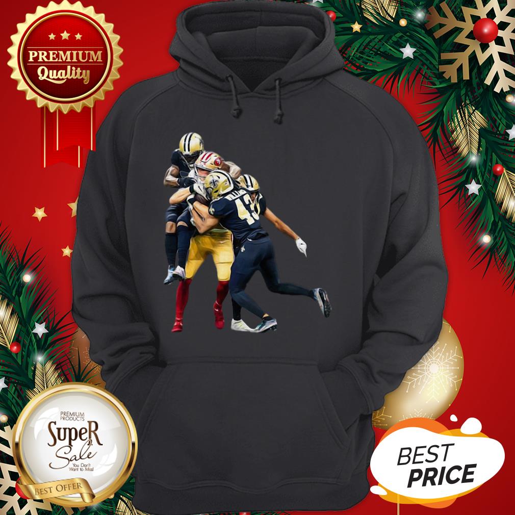 San Francisco 49ers Vs New Orleans Saints Marcus Williams Shirt - Image 5