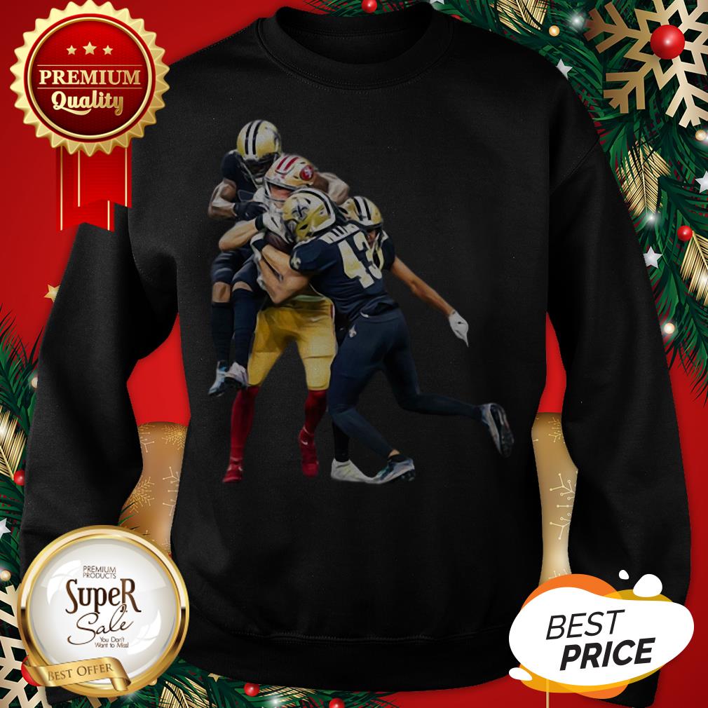San Francisco 49ers Vs New Orleans Saints Marcus Williams Shirt - Image 4