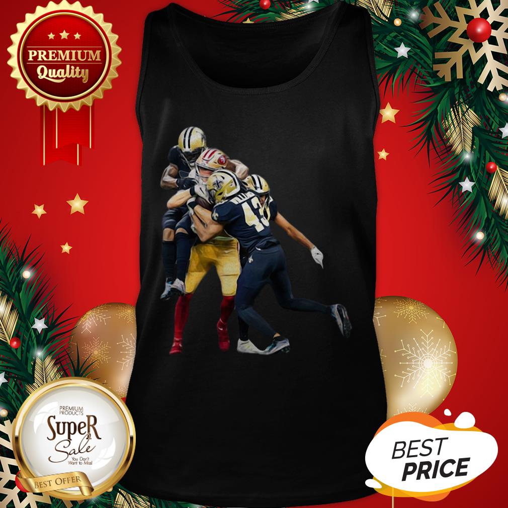San Francisco 49ers Vs New Orleans Saints Marcus Williams Shirt - Image 3
