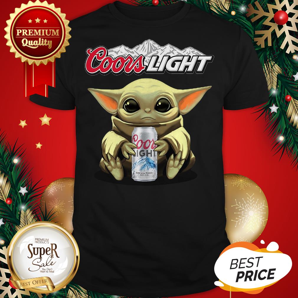 Star Wars Baby Yoda hug Coors Light Beer Shirt
