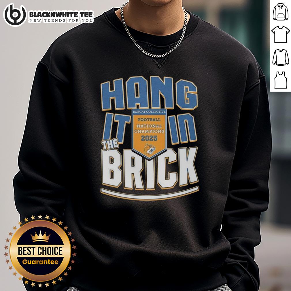 Top Hang It In The Brick Bobcat Collective Football National Champions 2025 T-Shirt - Image 5