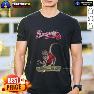 Original Atlanta Braves Tiny Turnip Velociraptor T-Shirt