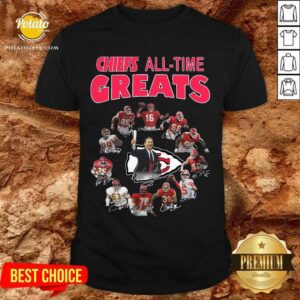 Perfect Kansas City Chiefs All-time Greats Signature Shirt