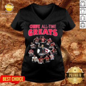 Alternative view of Perfect Kansas City Chiefs All-time Greats Signature Shirt