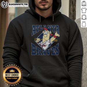 Alternative view of Awesome Atlanta Braves Mascot T-Shirt