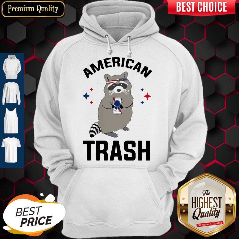 Funny American Trash American Flag Veteran Independence Day Shirt - Image 2