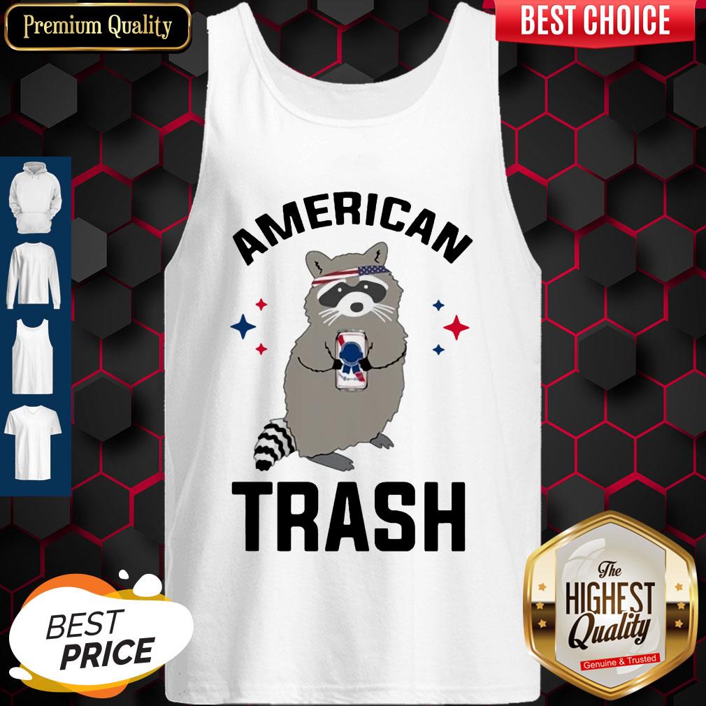 Funny American Trash American Flag Veteran Independence Day Shirt - Image 4