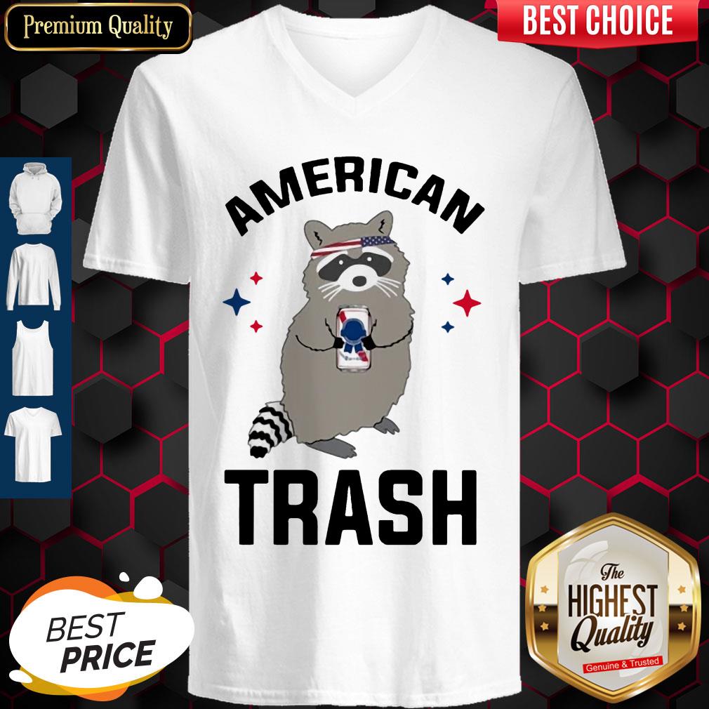 Funny American Trash American Flag Veteran Independence Day Shirt - Image 3