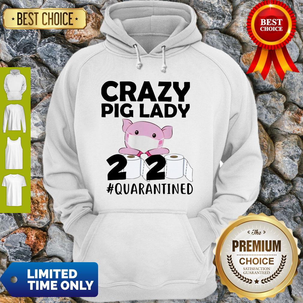 Premium Crazy Pig Lady 2020 Quarantined Shirt - Image 4