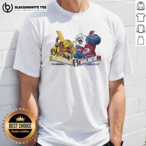 Top Vegas Golden Knights Vs Colorado Avalanche Western Conference Finals 2026 Hockey Mascot T-Shirt