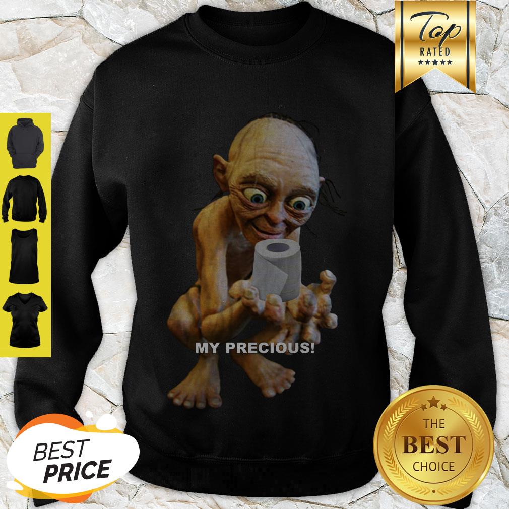 Nice Gollum My Precious Toilet Paper Coronavirus Shirt - Image 2