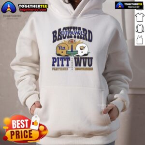 Alternative view of Nice Pitt Panthers Vs West Virginia Mountaineers Backyard Brawl 2025 Helmet T-Shirt