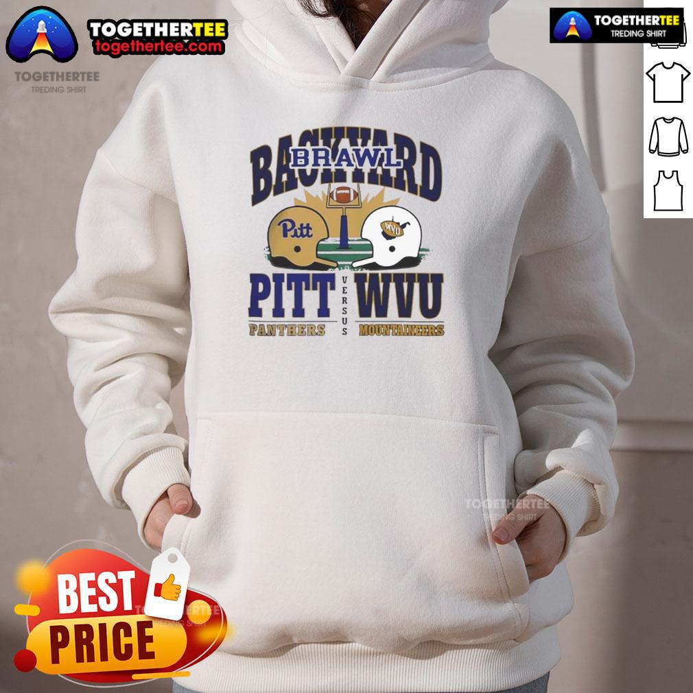Nice Pitt Panthers Vs West Virginia Mountaineers Backyard Brawl 2025 Helmet T-Shirt - Image 2