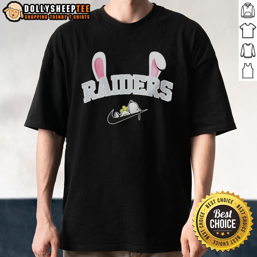 Official Las Vegas Raiders X Snoopy Happy Easter T-Shirt