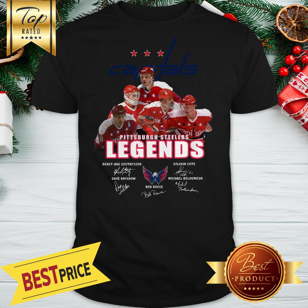 Washington Capitals Pittsburgh Steelers Legends Players Shirt