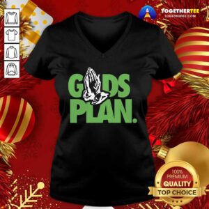 Alternative view of Original Air Jordan 3 Chlorophyll Drake Gods Plan Shirt