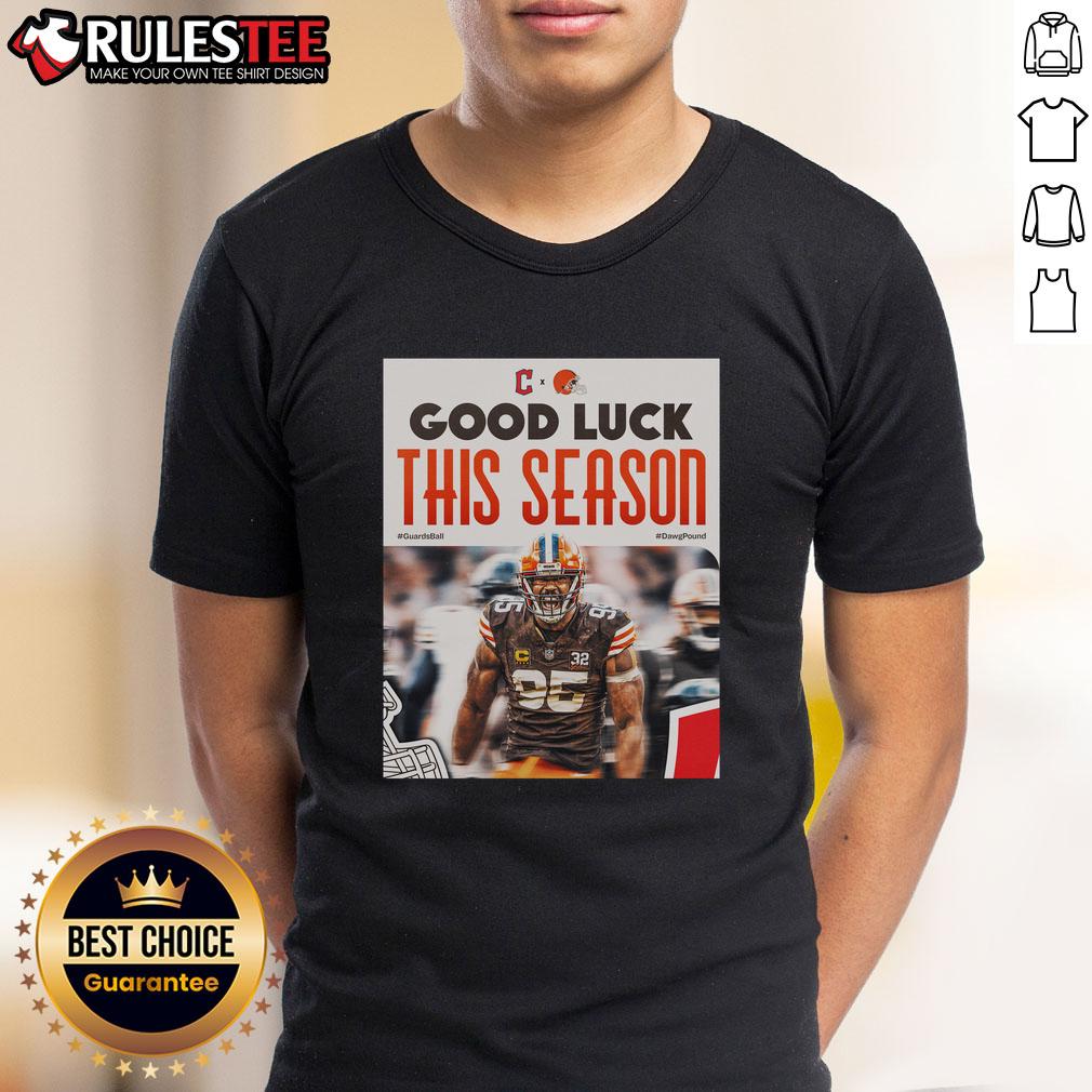 Good Cleveland Browns Good Luck This Season T-Shirt