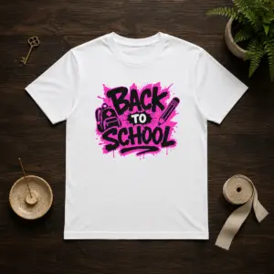 Pretty Cute Cartoon Back To School Apple Pencil Stars Shirt