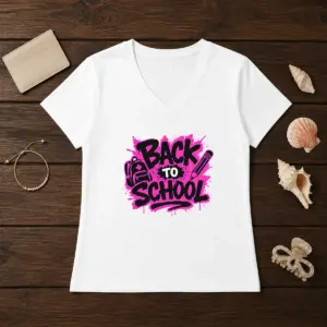 Alternative view of Pretty Cute Cartoon Back To School Apple Pencil Stars Shirt