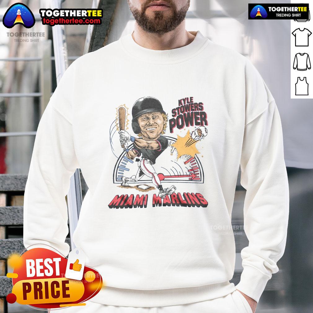 Nice Marlins Kyle Stowers Power T-Shirt - Image 5