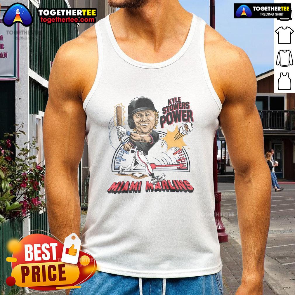 Nice Marlins Kyle Stowers Power T-Shirt - Image 4