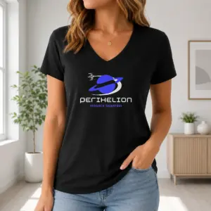 Alternative view of Official Perihelion Research Transport Geek Shirt