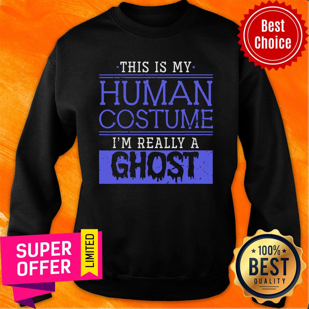 This Is My Human Costume I'm Really A Ghost Shirt - Image 2