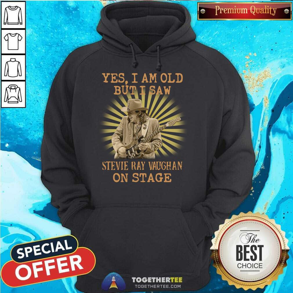Top Yes I Am Old But I Saw Stevie Ray Vaughan On Stage Shirt - Image 5