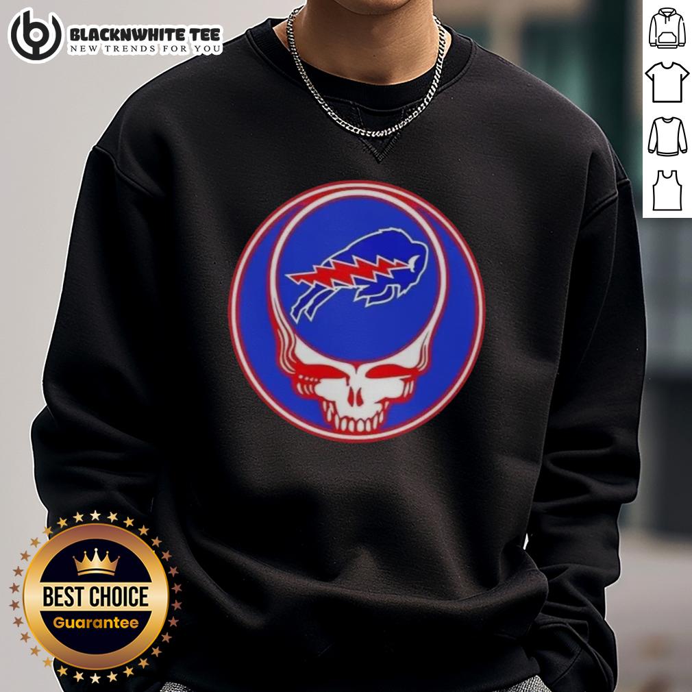 Top NFL Buffalow Bills Grateful Dead Stealie T-Shirt - Image 5