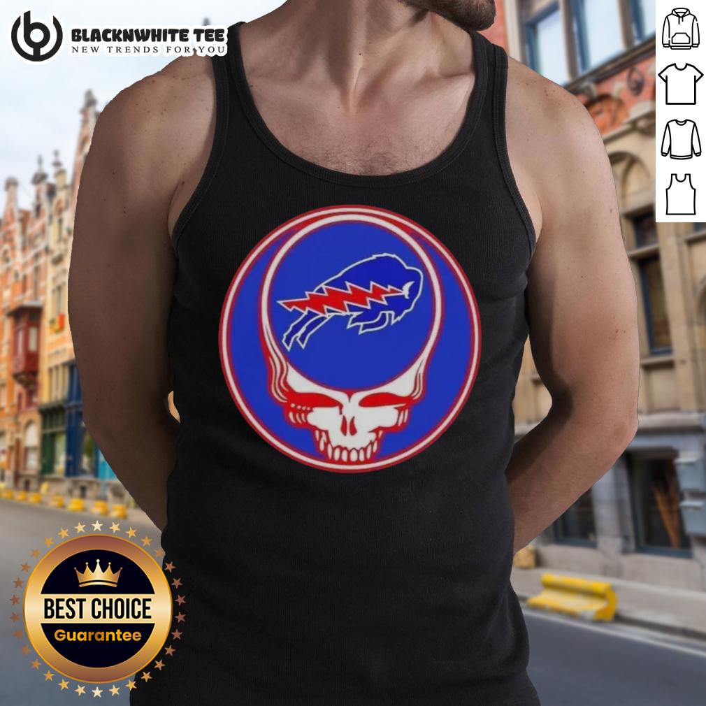 Top NFL Buffalow Bills Grateful Dead Stealie T-Shirt - Image 4