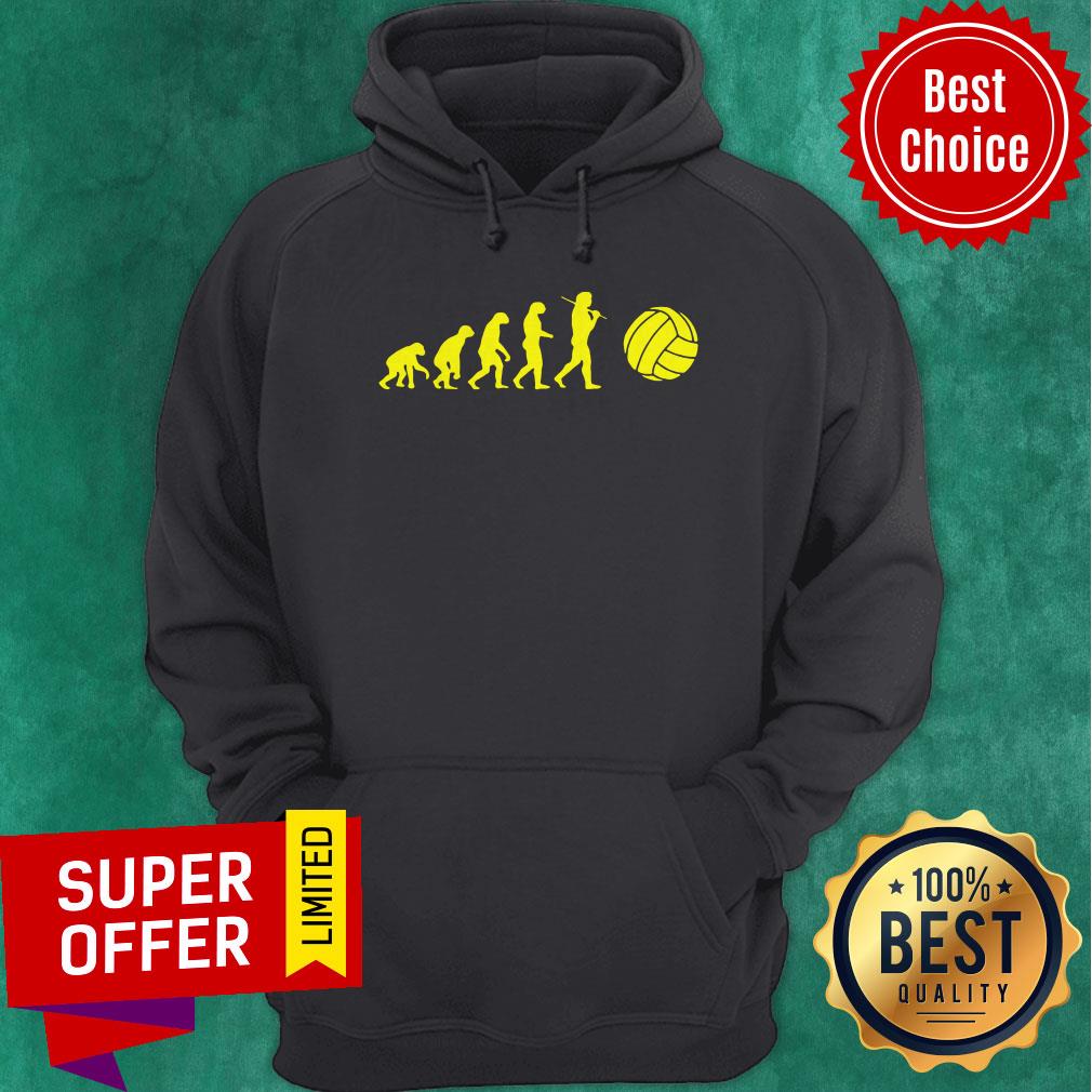 Awesome Volleyball Evolution Sport Volleyballer Ball Dig Shirt - Image 3