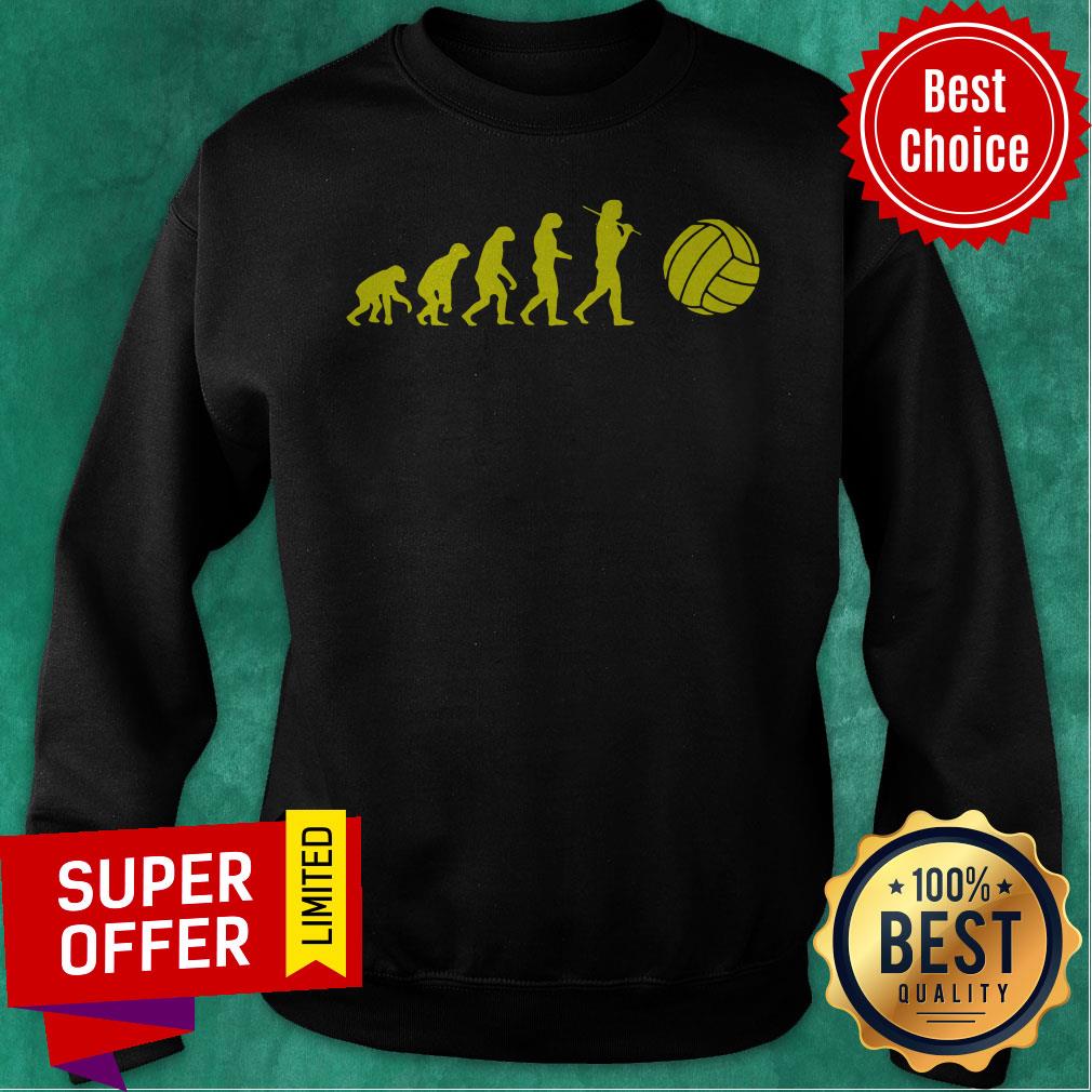 Awesome Volleyball Evolution Sport Volleyballer Ball Dig Shirt - Image 2