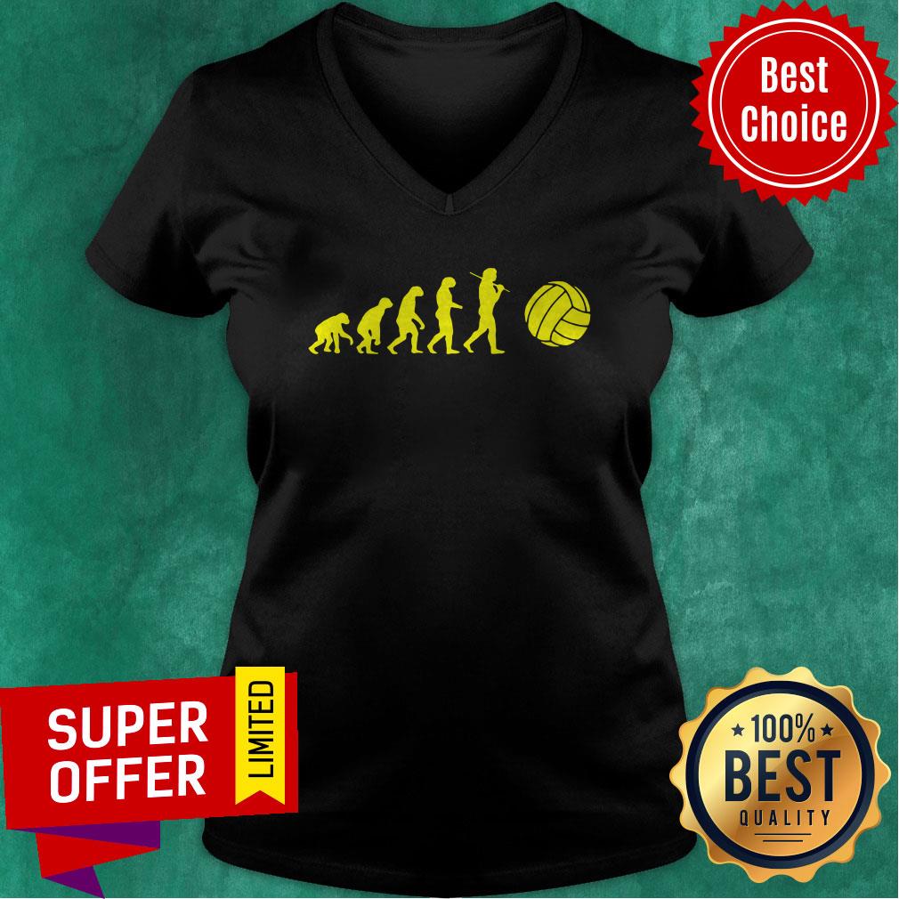 Awesome Volleyball Evolution Sport Volleyballer Ball Dig Shirt - Image 4