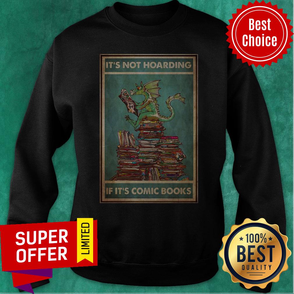 Funny Dragon Comic Books It’s Not Hoarding If It’s Comic Books Shirt - Image 5