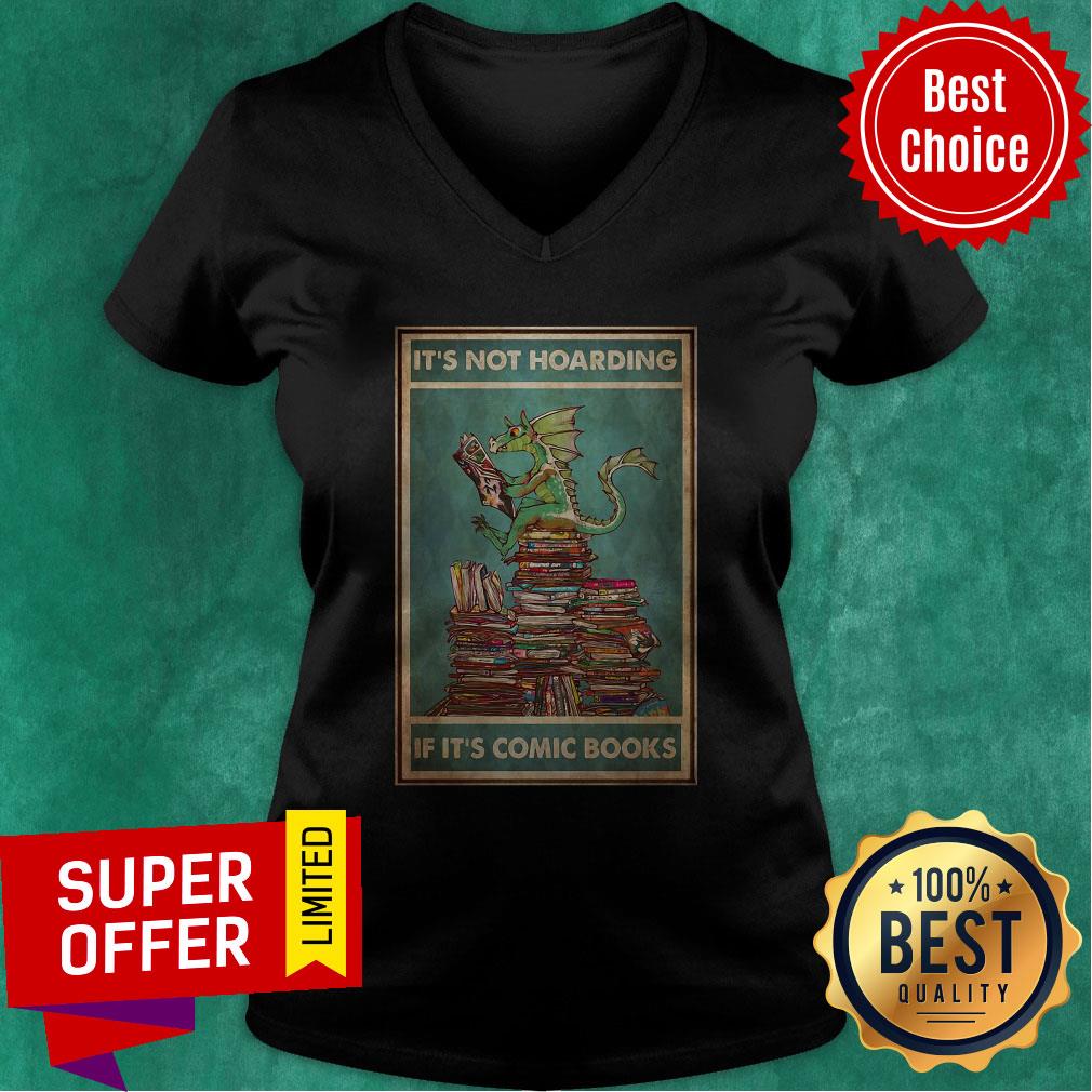 Funny Dragon Comic Books It’s Not Hoarding If It’s Comic Books Shirt - Image 3