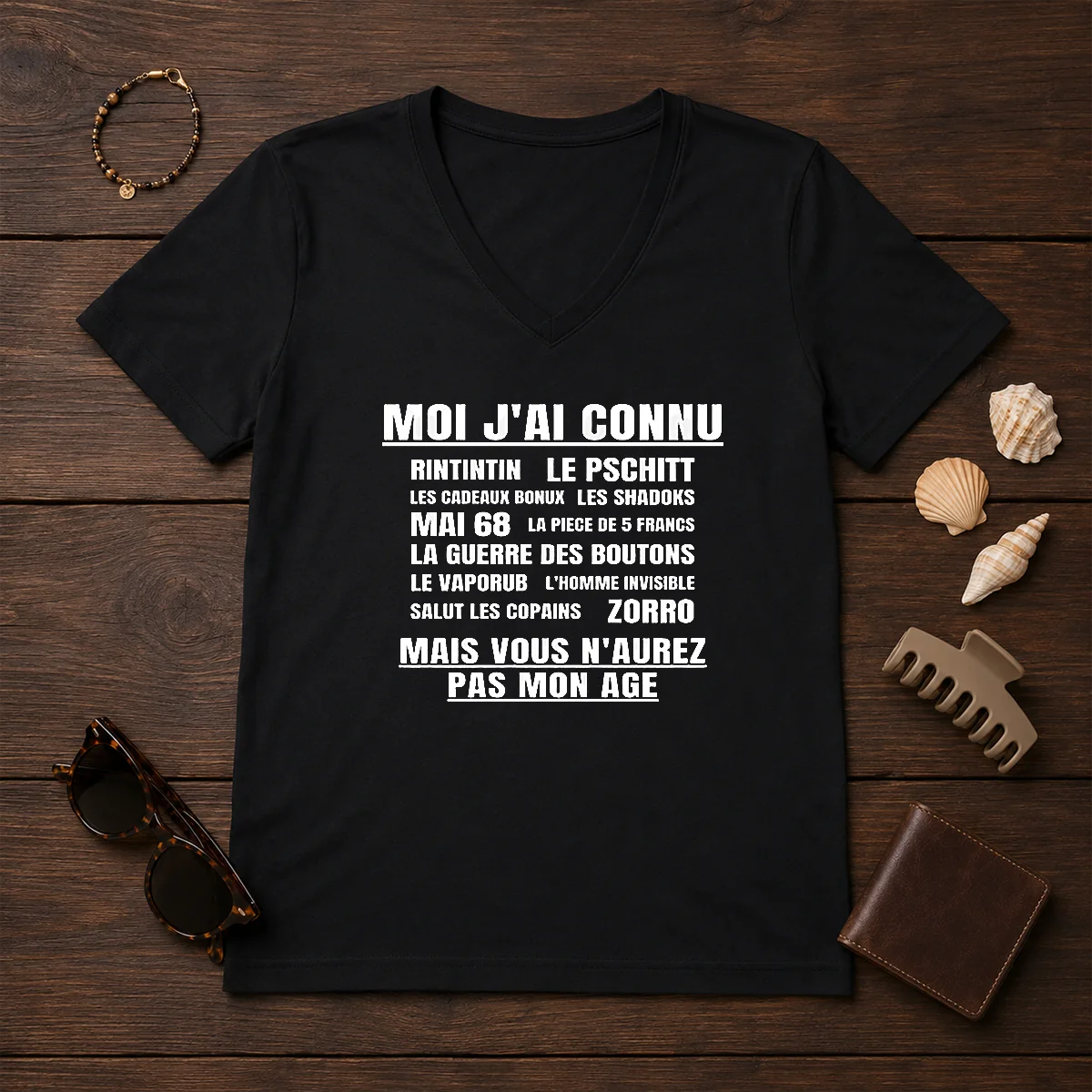 Good Moi Jai Connu Rintintin Le Pschitt Les Cadeaux Bonux Mai 68 Zorro Mais Vous Shirt - Image 2