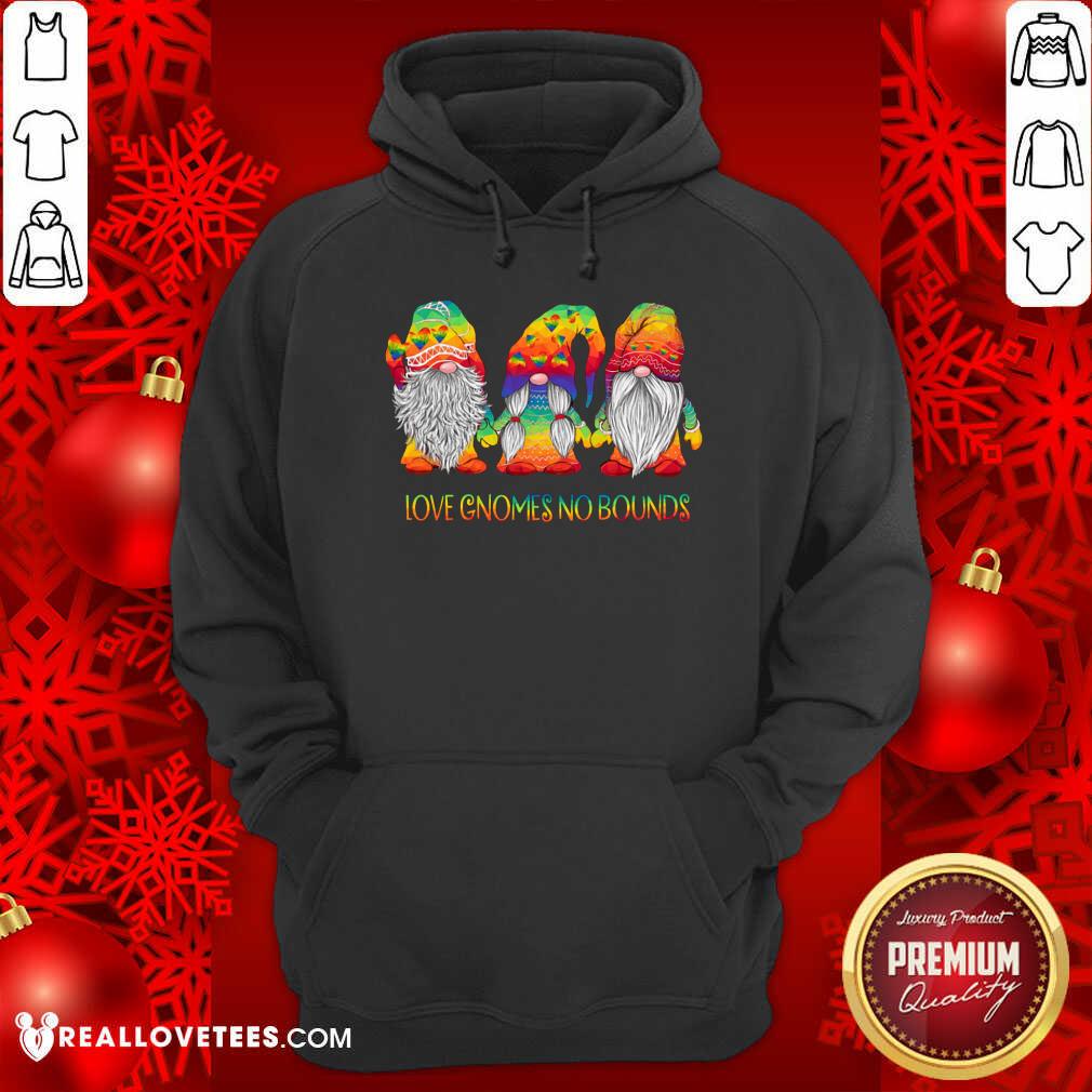 Love Gnomes No Bounds LGBT Shirt - Image 2