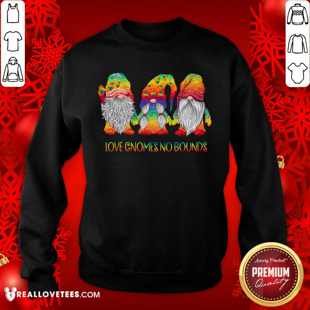 Love Gnomes No Bounds LGBT Shirt - Image 5