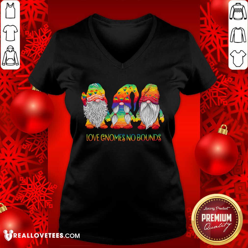 Love Gnomes No Bounds LGBT Shirt - Image 3