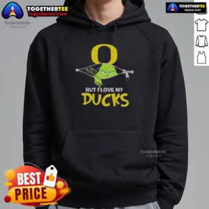 Alternative view of Original Grinch Christmas But I Love My Oregon Ducks T-Shirt