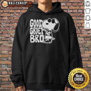 Alternative view of Premium Snoopy Good Grief Bro Graphic T-Shirt