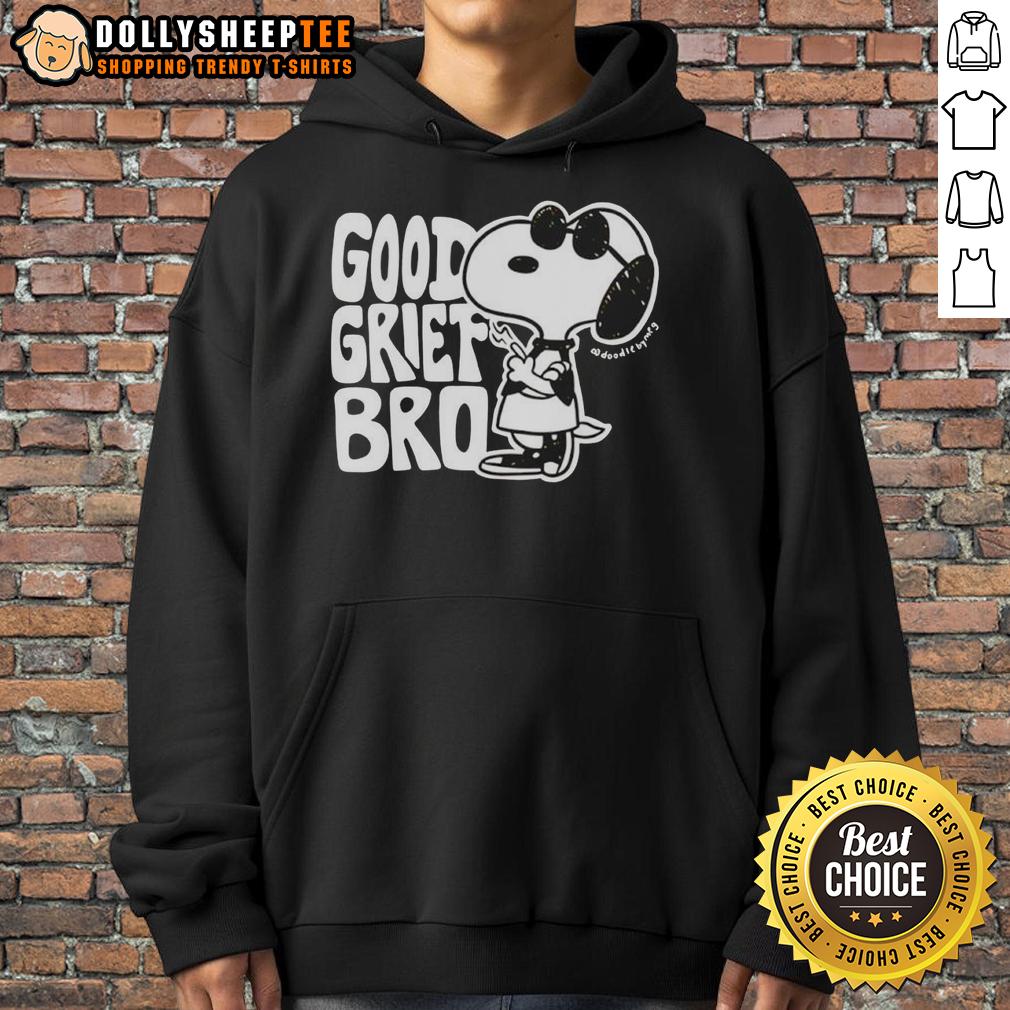 Premium Snoopy Good Grief Bro Graphic T-Shirt - Image 2