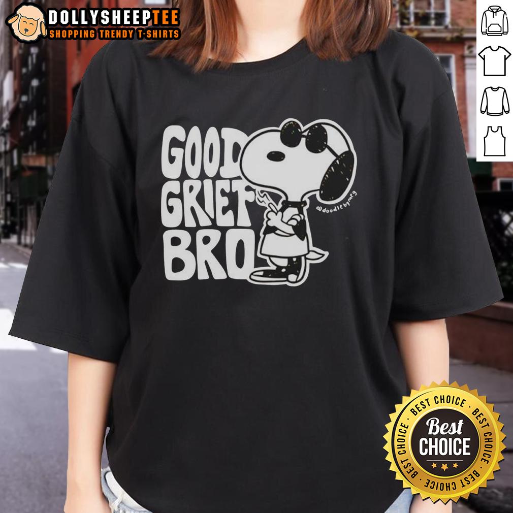 Premium Snoopy Good Grief Bro Graphic T-Shirt - Image 3