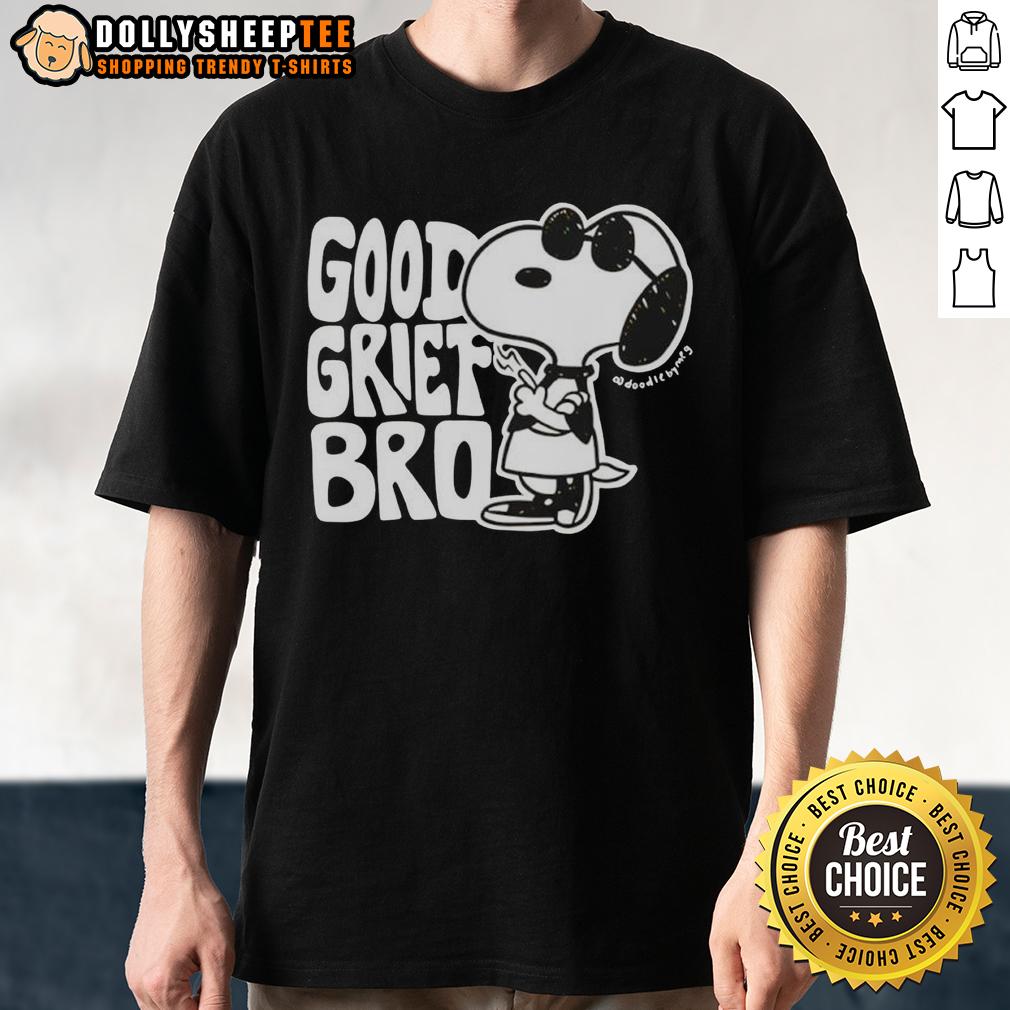 Premium Snoopy Good Grief Bro Graphic T-Shirt