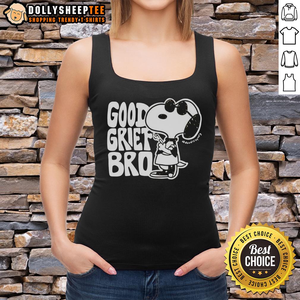 Premium Snoopy Good Grief Bro Graphic T-Shirt - Image 4