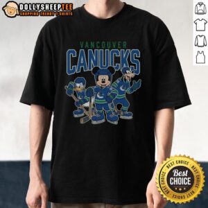 Pretty Vancouver Canucks Disney Team Ice Hockey T-Shirt