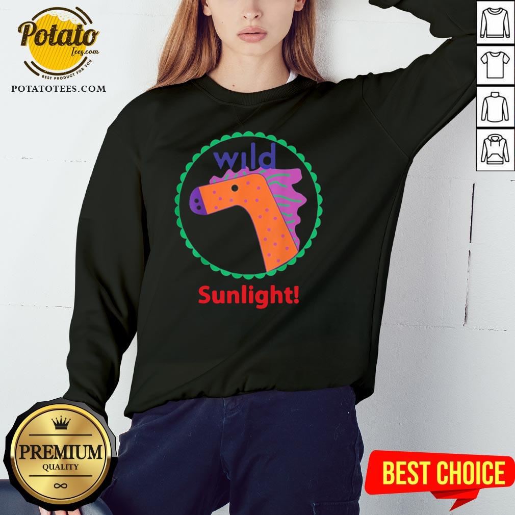 Funny Horse Art Sunlight Shirt - Image 4