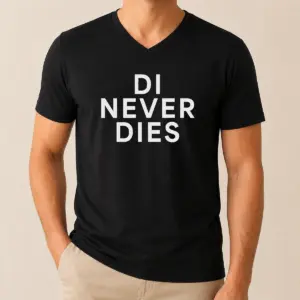 Alternative view of Original Di Never Dies Shirt