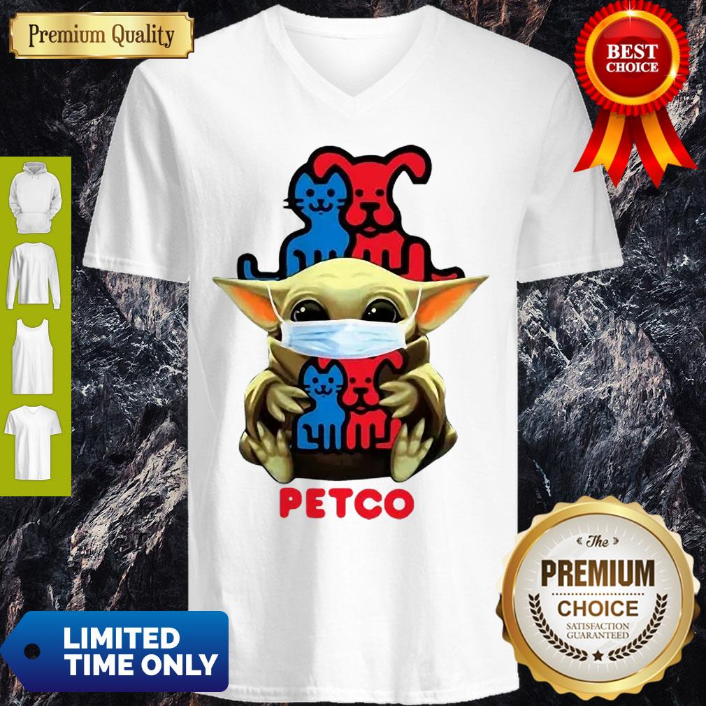 Star Wars Baby Yoda Mask Hug Petco COVID-19 Shirt - Image 4